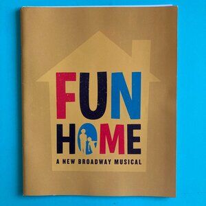 Fun Home Signed Souvenir Program Michael Cerveris Judy Kuhn Sydney Lucas +4 More